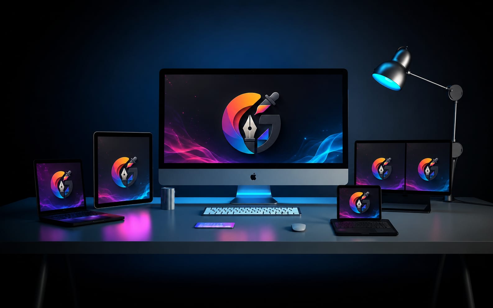 lamsa desin logo hero section